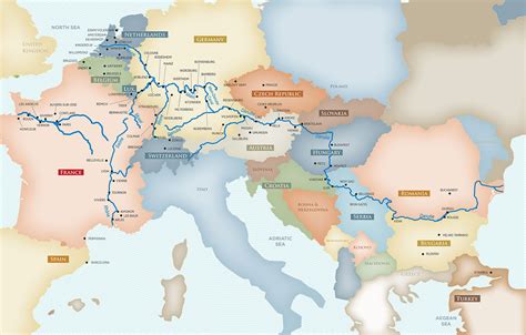 Map Of Major Rivers In Europe United States Map | The Best Porn Website