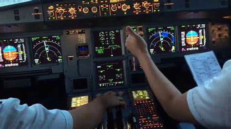 Airbus A320 Cockpit Takeoff