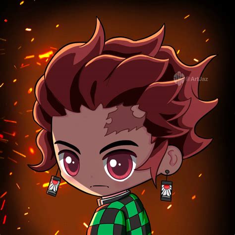 Tanjiro chibi portrait by jasonart0116 on DeviantArt