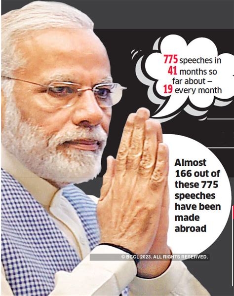 Narendra Modi: On a roll, PM Narendra Modi made 775 speeches in 41 ...