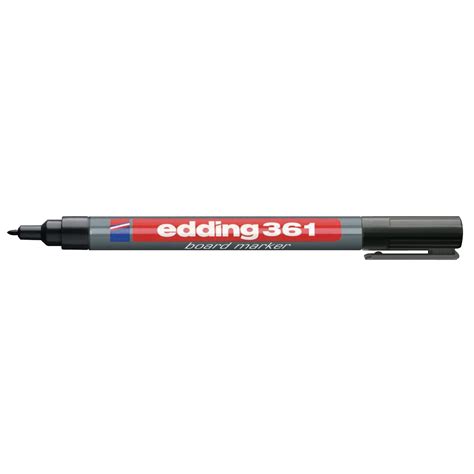 HC300566 - edding 361 Whiteboard Marker Pens Black, Fine Tip - Pack of ...