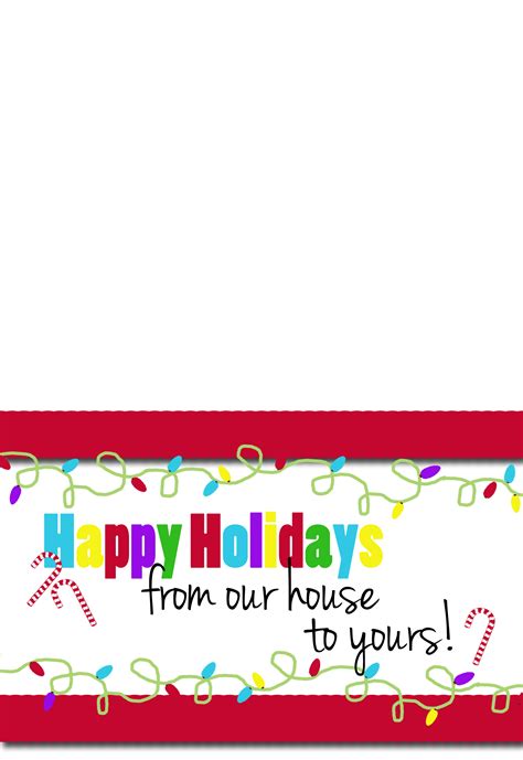 Happy Holidays Card - Michelle James Designs