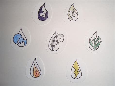 All Elemental Symbols by waking11dreams on DeviantArt