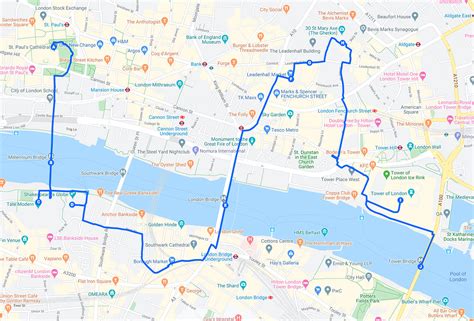 Printable Walking Map Of London