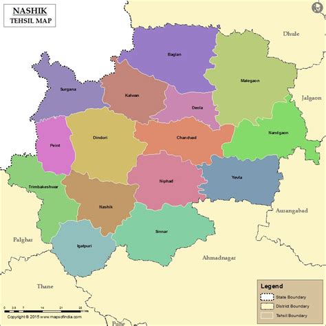 Nashik District Map | Nashik.com