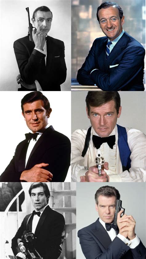 The name's Bond, James Bond: Actors who played Bond on screen