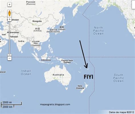 Fiji Mapa Geográfico