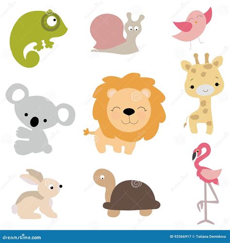 Cute Baby Animal Cartoon Pictures - Baby Viewer