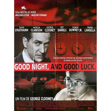 GOOD NIGHT AND GOOD LUCK French Movie Poster - 47x63 in. - 2005