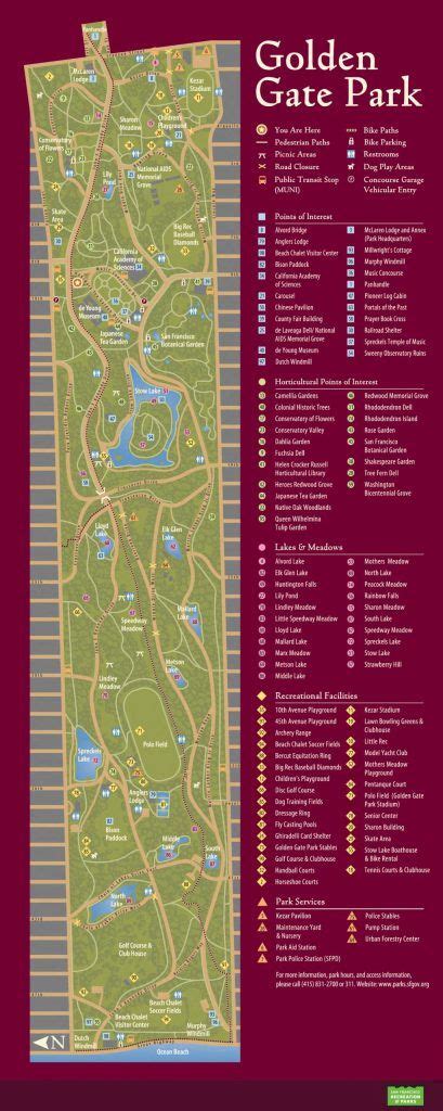 Golden Gate Park Map, Yosemite Trip, Garden Picnic, Luxembourg Gardens ...