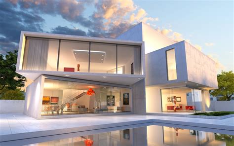 Modern House 4k Wallpaper Modern House