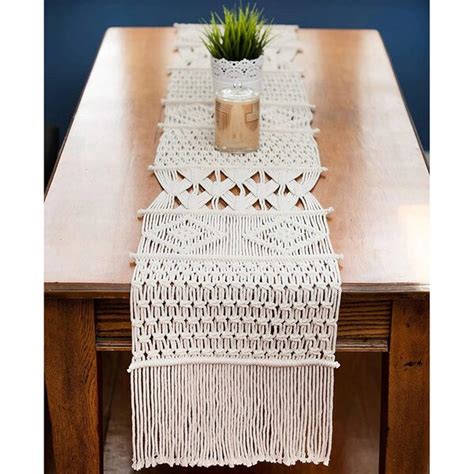 Macrame Table Runner - Etsy