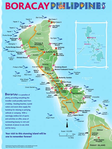 Boracay Map | Philippines | Detailed Maps of Boracay Island