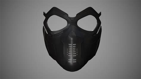 STL file Printable Winter Soldier Mask 🫡・3D print design to download・Cults