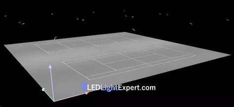 LED Tennis Court Lights and Court Lighting for Pickleball Tennis and ...