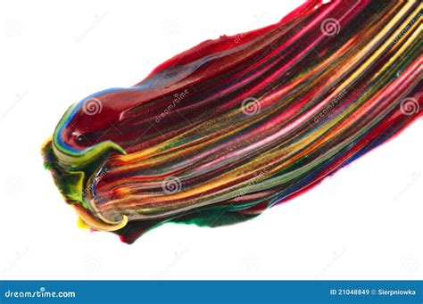 Brush mixing paint stock image. Image of canvas, creative - 21048849