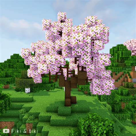 We Made Some Custom 1.20 Cherry Blossom Trees! : r/Minecraftbuilds