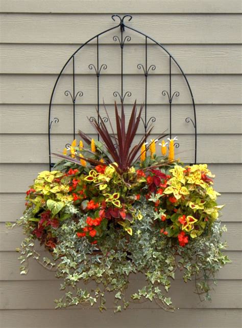 Wall Trellises and Baskets from Pamela Crawford