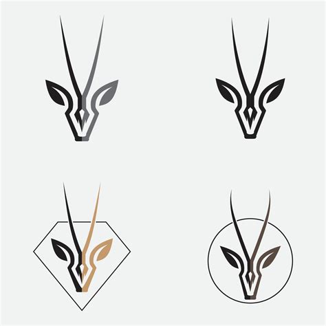 antelope logo vector illustrations design icon logo 17243926 Vector Art ...