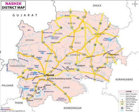 Map Of Nashik District Maharashtra - Brandy Tabbitha