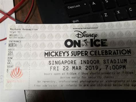 Disney on ice tickets, Tickets & Vouchers, Event Tickets on Carousell