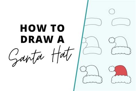 How to Draw a Santa Hat - Bullet Journal Monthly