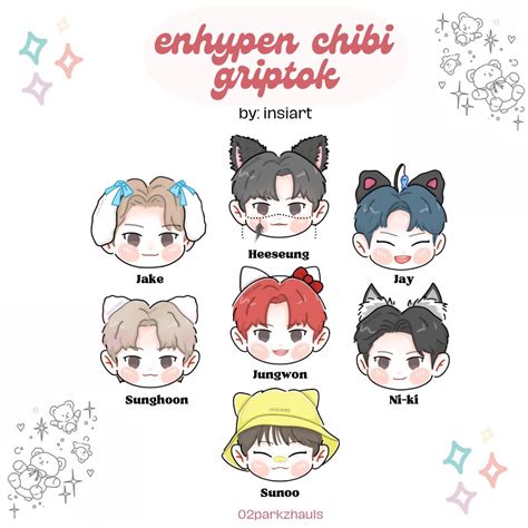 [Pre-order] ENHYPEN CHIBI STYLE GRIPTOK by insiart_ on Carousell