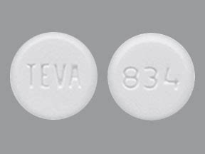 834 teva Pill Images - Pill Identifier - Drugs.com