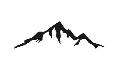 Mountain Clipart Black And White