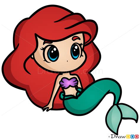 How To Draw Ariel Chibi