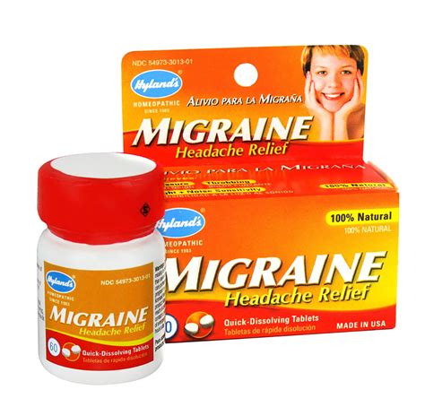 Migraine Headache Relief 60 Tablets | Hyland | BIOVEA