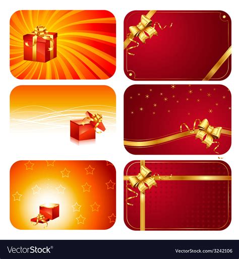 Christmas cards happy new year Royalty Free Vector Image