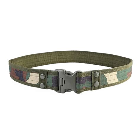 New Adjustable Tactical Belts Survival Men Heavy Duty Combat Waistband ...