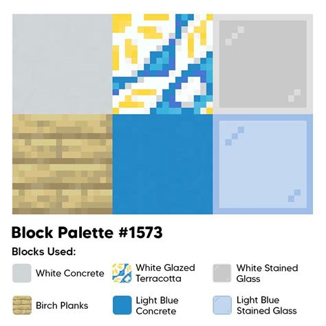 Block Palettes on Instagram: “Palette 1573 Find more Minecraft block ...