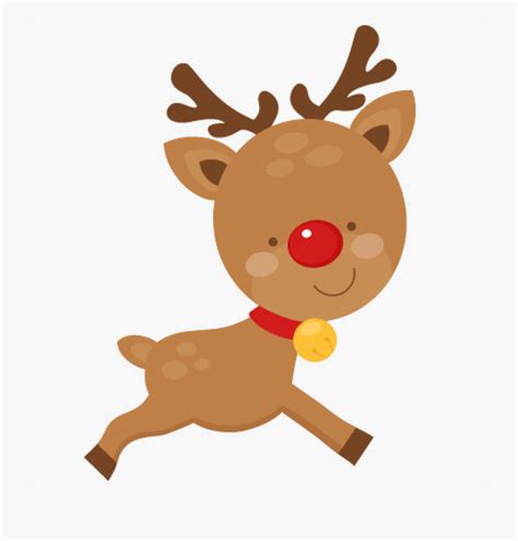 Reindeer Clipart Simple - Reindeer Clipart Transparent Background ...