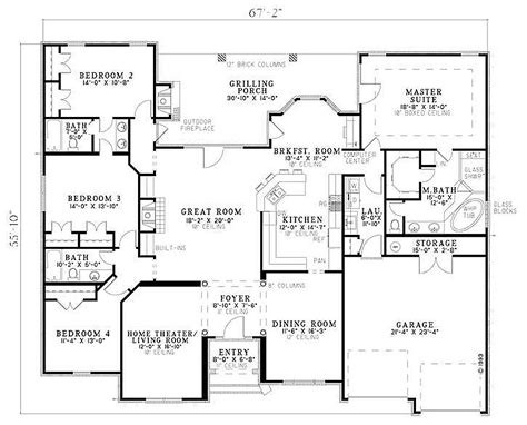 Elegant 3000 Sq Ft Modern House Plans - New Home Plans Design