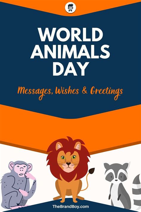 498+ World Animal Day Quotes, Wishes, Messages & Greetings! (Images ...