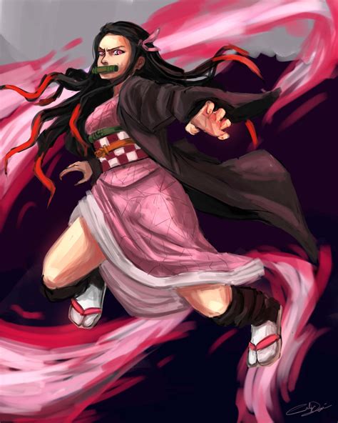 Nezuko fanart by Lynalyn on DeviantArt