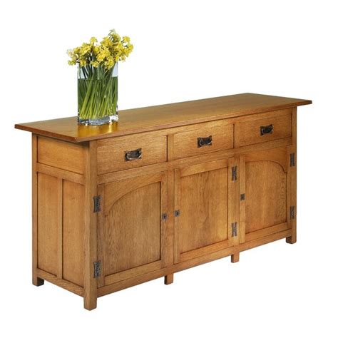 Rustic Oak Sideboard - Modern Oak Furniture - Tudor Oak, UK