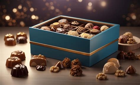 Premium AI Image | A luxury chocolate gift set for celebration