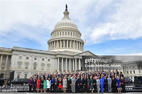 The 116th Congress members-elect pose for a group photo on the East ...