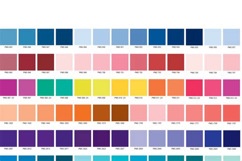 Cmyk Color Code Chart Pdf Pantone Color Chart Pink Color Chart Pms Images