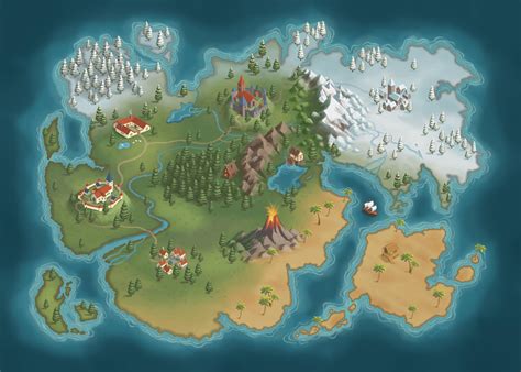 Dungeons and dragons map by LamkaArt on DeviantArt