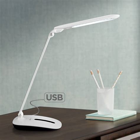 OTT-LITE Milo LED Desk Lamp w/ Sliding Dimmer and USB Port - #33H17 ...