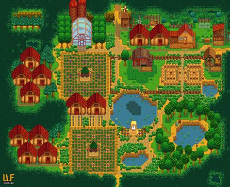 Forest Farm Design Stardew Valley