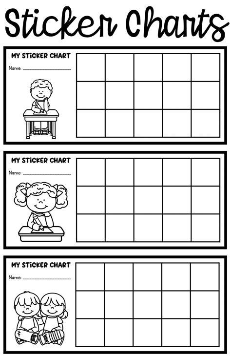 Behavior Sticker Chart Sheet Printable - PrintableBehaviorChart.com