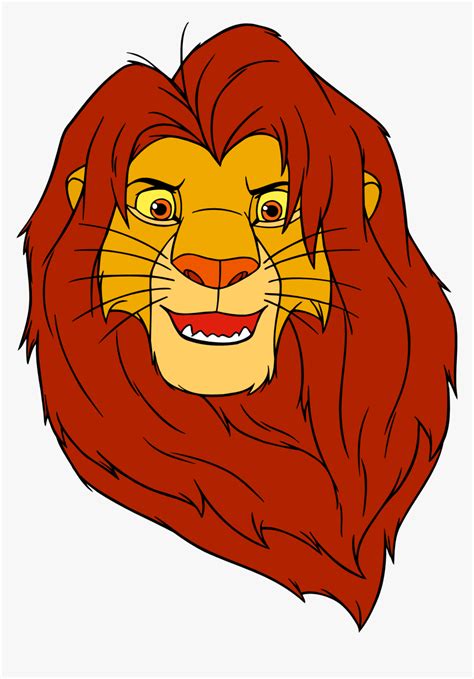 Simba Lion King Face , Png Download - Lion King Cartoon Face ...