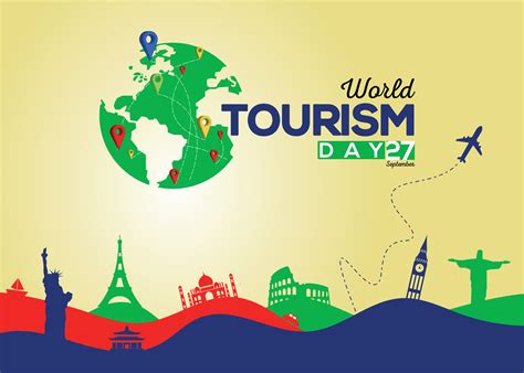 World Tourism day logo and Backdrop Vector Illustration Design 25769937 ...