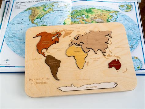 World map puzzle Wooden map Montessori science play Wooden | Etsy