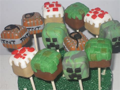 Minecraft Cake Pops | Cake Pop Creations | Flickr